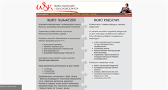 Desktop Screenshot of biuro-wsk.pl