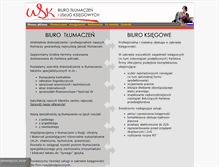 Tablet Screenshot of biuro-wsk.pl